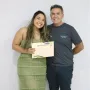 Entrega de certificado do curso Elite Educacional