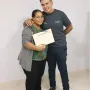 Entrega de certificado do curso Elite Educacional